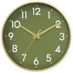 Mosewa Wall Clock 8 Inch, Battery Operated Silent Non-Ticking Modern